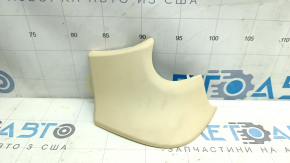 Left center dashboard trim for Lexus NX200t NX300 NX300h 15-21 beige, broken mount, needs cleaning
