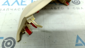 Left center dashboard trim for Lexus NX200t NX300 NX300h 15-21 beige, broken mount, needs cleaning