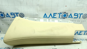 Right front panel trim for Lexus NX200t NX300 NX300h 15-17, beige leather, without deflector, dry-cleanable
