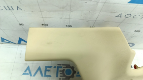 Left front panel trim for Lexus NX200t NX300 NX300h 15-21, beige leather, without deflector, for cleaning
