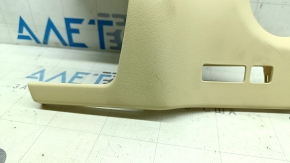 Left front panel trim for Lexus NX200t NX300 NX300h 15-21, beige leather, without deflector, for cleaning