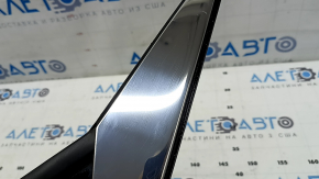 Rear right window glass, Honda Clarity 18-20 USA, chrome trim, with seal, scratches