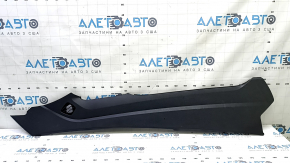 Left side center console trim for Ford Fusion mk5 17-20, lower, black, worn, broken fasteners