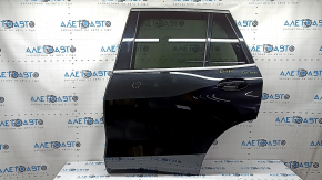 Rear left door assembly for BMW X5 G05 19-24, tinted, keyless, black 668, dented