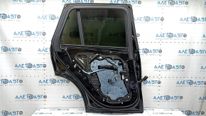 Rear left door assembly for BMW X5 G05 19-24, tinted, keyless, black 668, dented