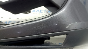 Bare front bumper, left side, Honda Clarity 18-21 USA, graphite, scratches, broken mount, bumps