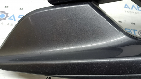 Bare front bumper, left side, Honda Clarity 18-21 USA, graphite, scratches, broken mount, bumps