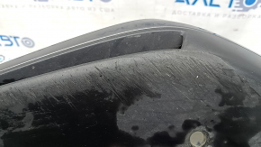 Bare front bumper, left side, Honda Clarity 18-21 USA, graphite, scratches, broken mount, bumps