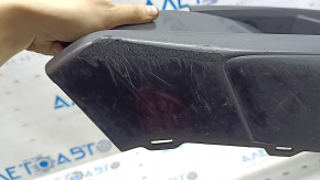 Bare front bumper, left side, Honda Clarity 18-21 USA, graphite, scratches, broken mount, bumps