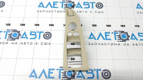 Front left window lift control trim for BMW X5 G05 19-24 Canberra-Beige