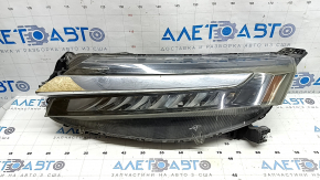 Honda Clarity 18-19 USA LED front left headlight assembly, chrome peeling, paint chipping, scratches