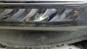Honda Clarity 18-19 USA LED front left headlight assembly, chrome peeling, paint chipping, scratches