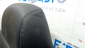 Right rear seat backrest for Honda Clarity 18-21 USA, gray fabric + black leather combination, one-piece headrest, with armrest, dented, scratched