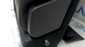 Right rear seat backrest for Honda Clarity 18-21 USA, gray fabric + black leather combination, one-piece headrest, with armrest, dented, scratched