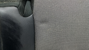 Honda Clarity 18-21 USA rear seat cushion, gray cloth + black leather combination, creased, scratched, needs cleaning