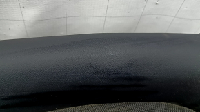 Honda Clarity 18-21 USA rear seat cushion, gray cloth + black leather combination, creased, scratched, needs cleaning