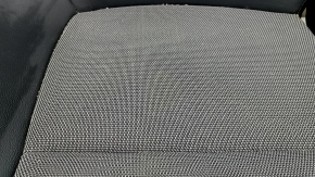 Honda Clarity 18-21 USA rear seat cushion, gray cloth + black leather combination, creased, scratched, needs cleaning