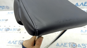 Rear row center headrest Honda Clarity 18-21 usa, black leather, wrinkled
