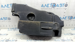 Right underbody protection for Lexus NX200t NX300 NX300h 15-21 is dented, has tears, and is worn.