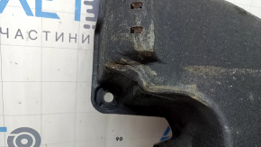 Right underbody protection for Lexus NX200t NX300 NX300h 15-21 is dented, has tears, and is worn.