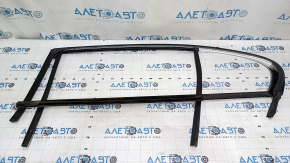 BMW 7 G12 16-22 rear right door molding, chrome, with glass seal, scratches, dented