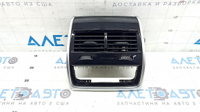 BMW X5 G05 19-24 center console air vent with trim, gloss black, 4-zone control, scratches