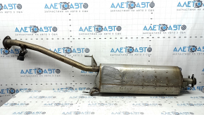 The exhaust pipe middle part of Lexus NX300h 15-21 is dented