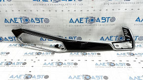 BMW X5 G05 19-23 right front panel trim panel, Fineline Stripe wood grain, backlit, scratches