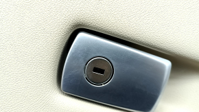 BMW X5 G05 19-23 Canberra-Beige leather glove compartment, complete, scratches, needs cleaning