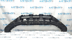 The front bumper guard of the Audi Q8 19-23 is dented