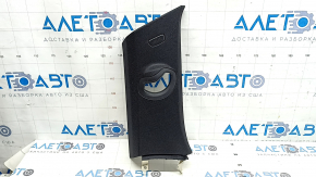 BMW X5 G05 19-23 black rear pillar trim, front left, with plug, worn