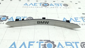 Rear left door sill insert for BMW X5 G05 19-23, chrome, with backlight, scratches
