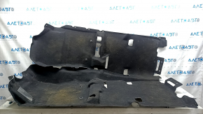 Front floor covering for Lexus NX200t NX300 15-21 Base, black, dry-cleanable, torn