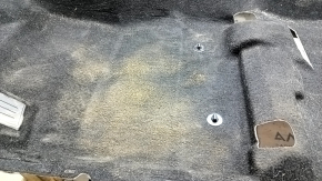 Front floor covering for Lexus NX200t NX300 15-21 Base, black, dry-cleanable, torn
