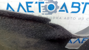 Front floor covering for Lexus NX200t NX300 15-21 Base, black, dry-cleanable, torn