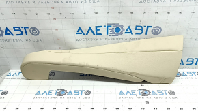 Left rear seat side panel for BMW X5 G05 19-22 Canberra-Beige leather, wrinkled, needs cleaning