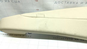 Left rear seat side panel for BMW X5 G05 19-22 Canberra-Beige leather, wrinkled, needs cleaning