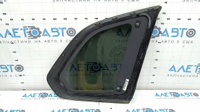 Rear left fixed window glass BMW X5 G05 19-24 with chrome molding, tinted, worn seal