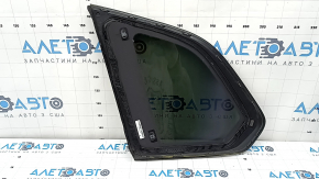 Rear right fixed glass window for BMW X5 G05 19-24 with chrome molding, tinted, worn seal