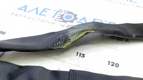 Rear right seat belt, paired with a pyropaque cartridge, Ford Fusion mk5 15-20, black, torn