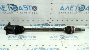 The rear left half shaft of a Lexus NX300h 15-21 AWD is rusty.