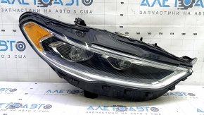 Right front headlight assembly for Ford Fusion mk5 17-20 LED, with DRL, sand