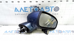Right side mirror assembly for Ford Fusion mk5 19-19, 12-pin, turn signal, heated, backlit, BSM, blue