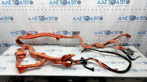 High-voltage cable through the entire body of the Lexus NX300h 15-21