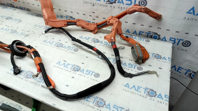 High-voltage cable through the entire body of the Lexus NX300h 15-21
