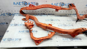 High-voltage cable through the entire body of the Lexus NX300h 15-21