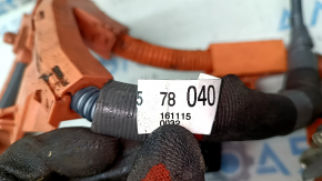 High-voltage cable through the entire body of the Lexus NX300h 15-21