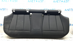 Rear seat cushion for BMW 3 G20 19-22, black leather, dented, needs dry cleaning, scratches on plastic