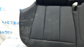 Rear seat cushion for BMW 3 G20 19-22, black leather, dented, needs dry cleaning, scratches on plastic