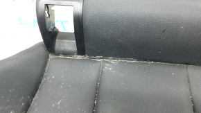Rear seat cushion for BMW 3 G20 19-22, black leather, dented, needs dry cleaning, scratches on plastic